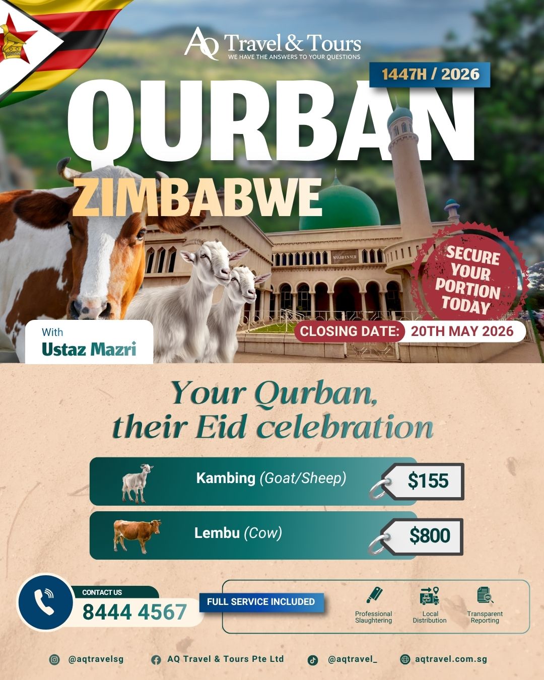 Qurban Zimbabwe 2026 Package
