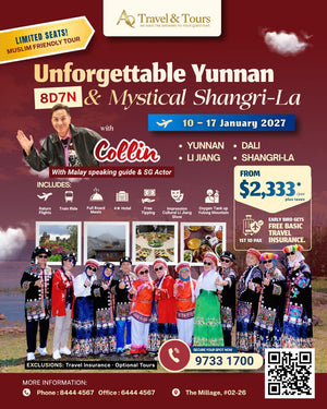 8D7N Yunnan & Shangri-La Tour | 10- 17 Jan 2027