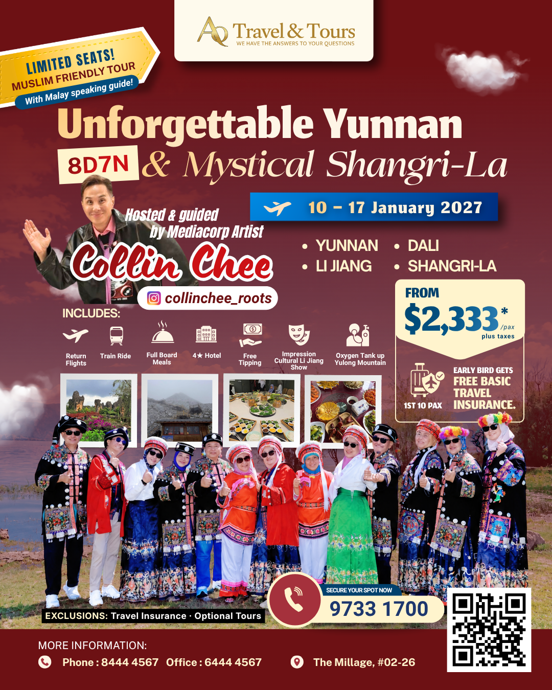 8D7N Yunnan & Shangri-La Tour | 10- 17 Jan 2027