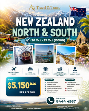 10D8N New Zealand Tour Package