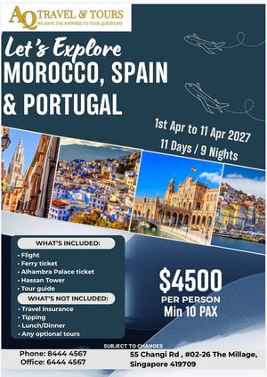 11D9N Morocco, Spain & Portugal