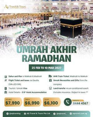 Umrah Akhir Ramadhan 2027 | 25 Feb - 10 March