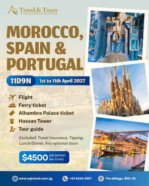 11D9N Morocco, Spain & Portugal